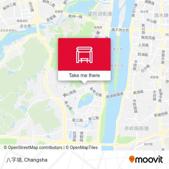 八字墙 map