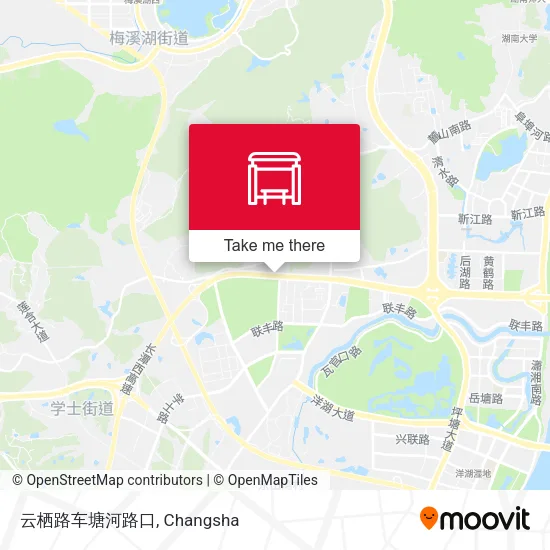 云栖路车塘河路口 map