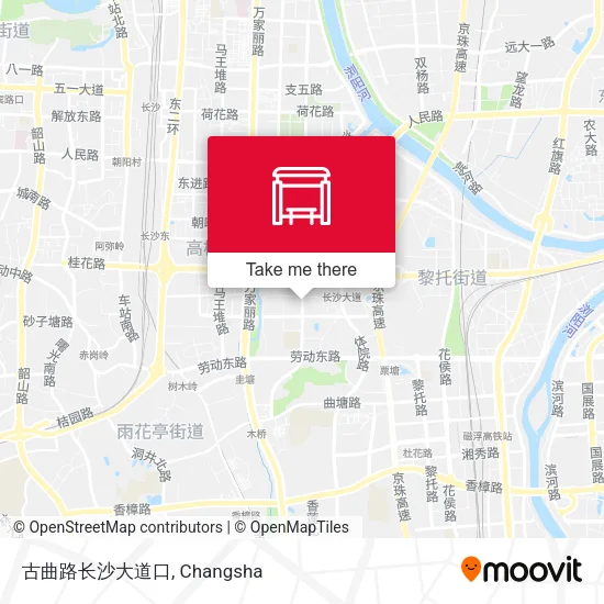 古曲路长沙大道口 map