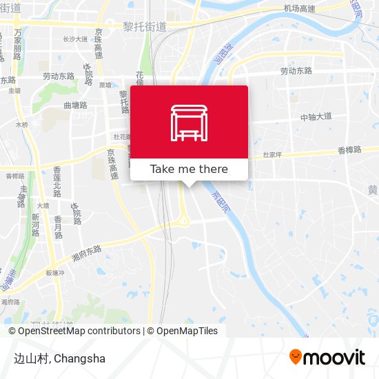 边山村 map