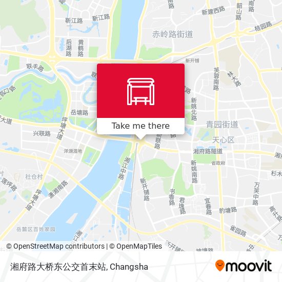湘府路大桥东公交首末站 map