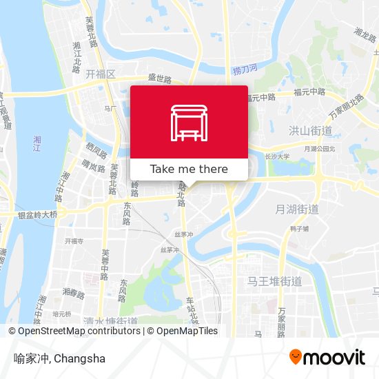 喻家冲 map