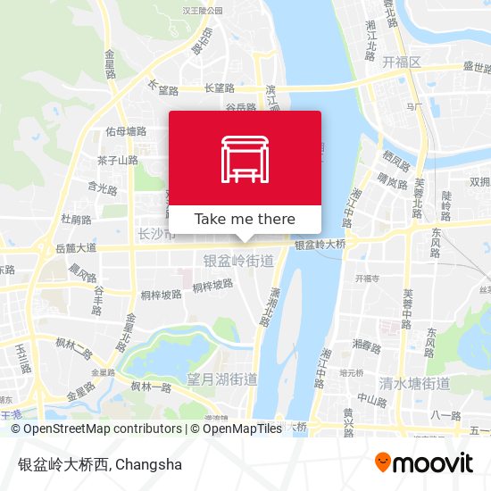 银盆岭大桥西 map