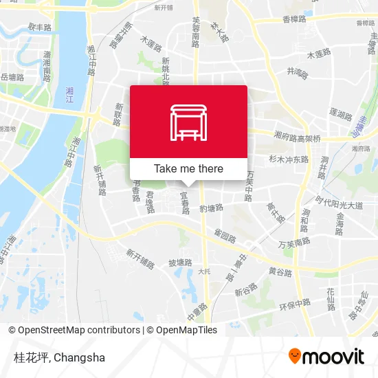 桂花坪 map