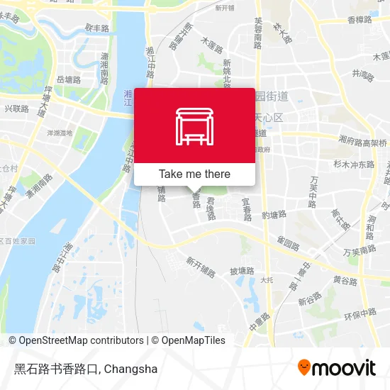 黑石路书香路口 map
