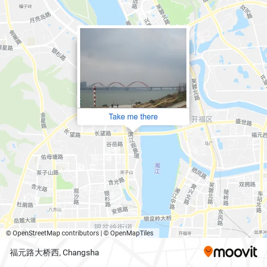 福元路大桥西 map