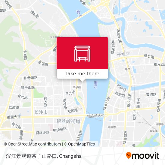 滨江景观道茶子山路口 map