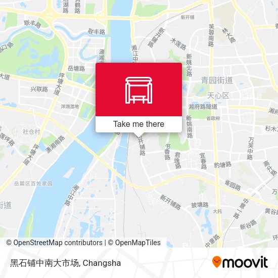 黑石铺中南大市场 map