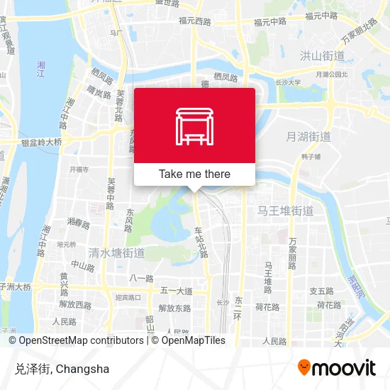兑泽街 map