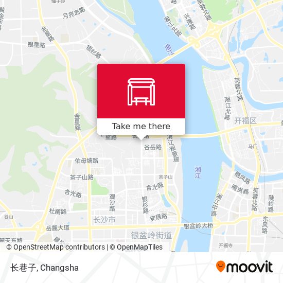 长巷子 map