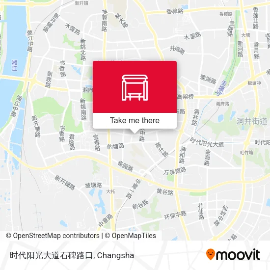 时代阳光大道石碑路口 map