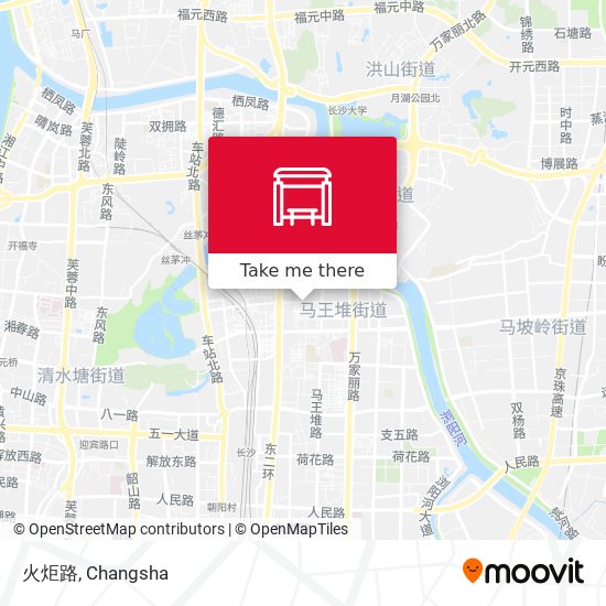 火炬路 map