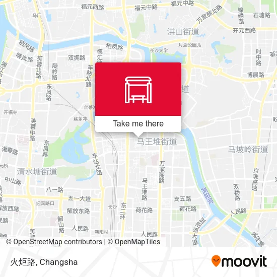 火炬路 map