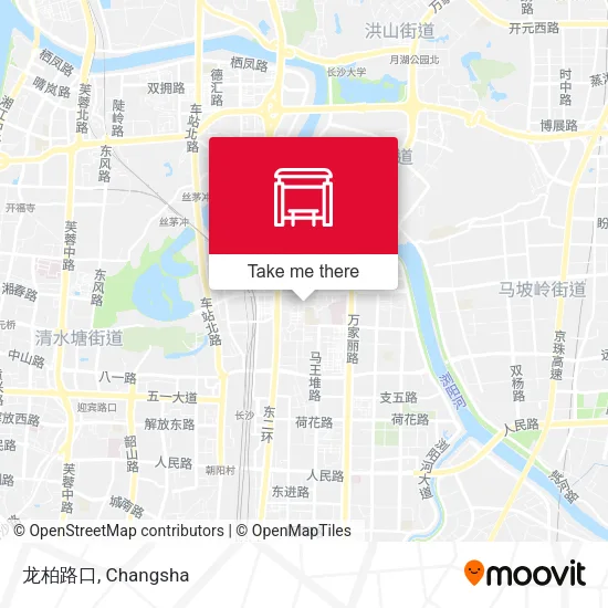 龙柏路口 map