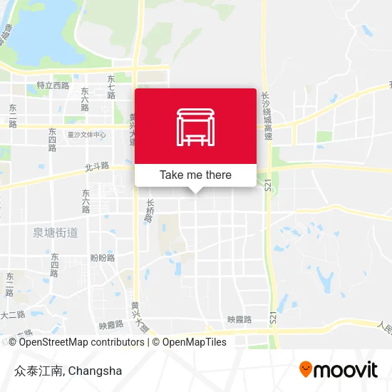 众泰江南 map