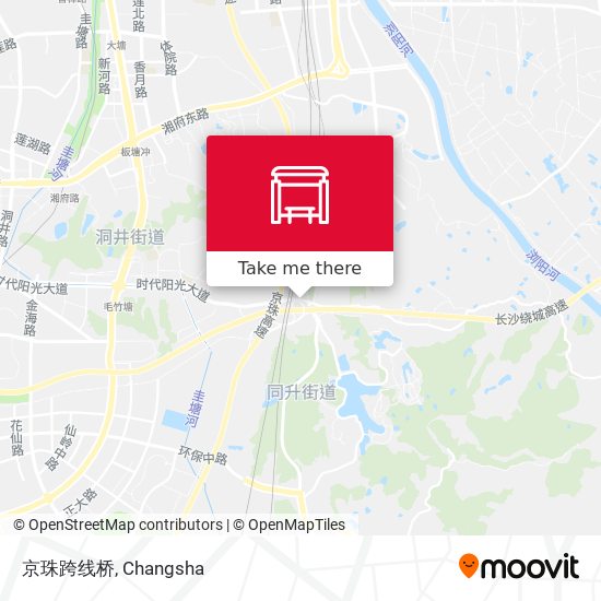 京珠跨线桥 map