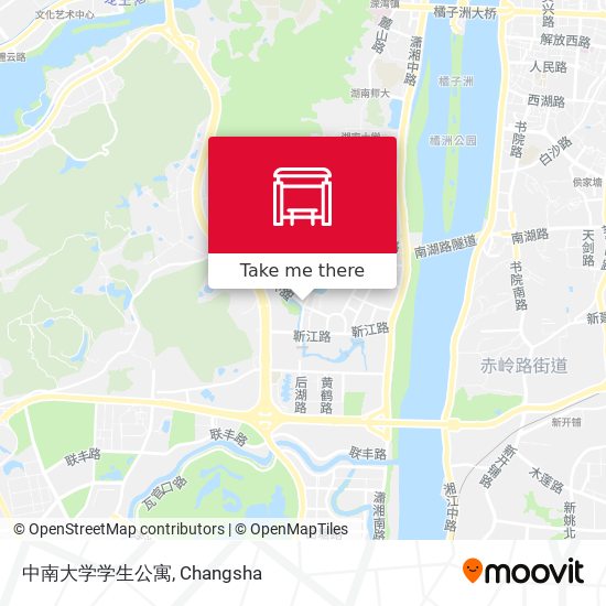 中南大学学生公寓 map