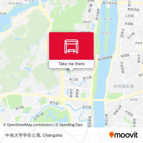中南大学学生公寓 map