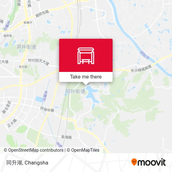 同升湖 map