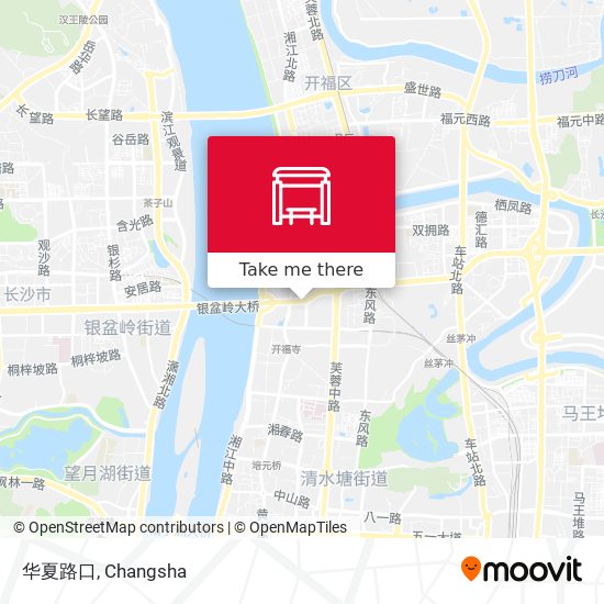华夏路口 map