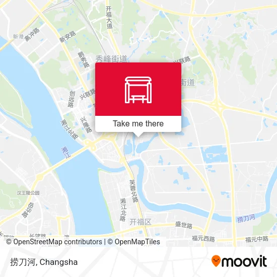 捞刀河 map