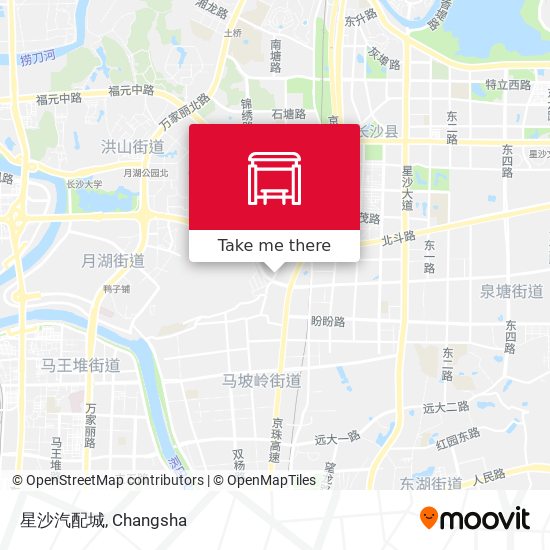 星沙汽配城 map