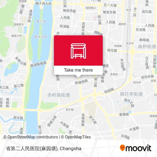 省第二人民医院(麻园塘) map
