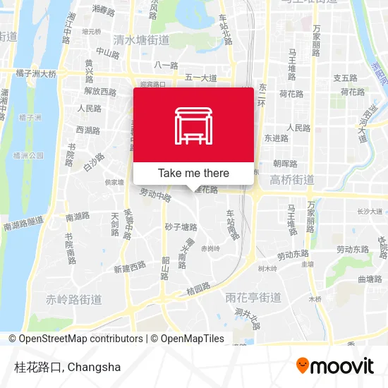 桂花路口 map