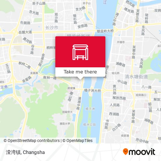 溁湾镇 map