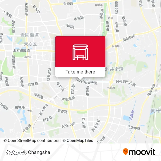 公交技校 map