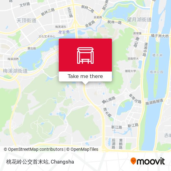 桃花岭公交首末站 map