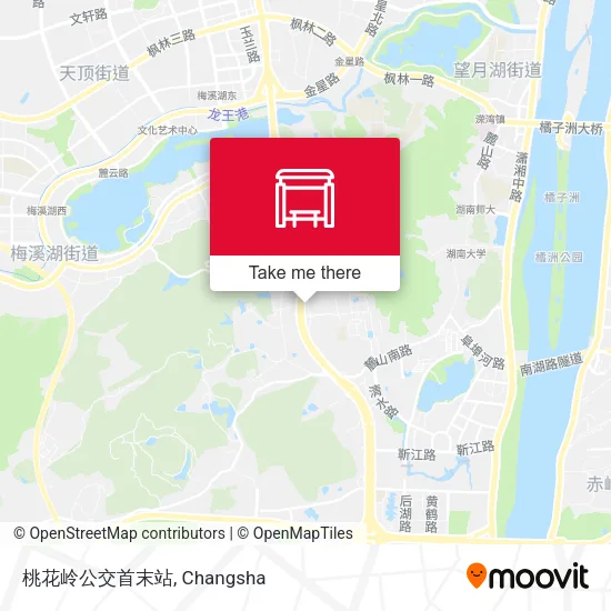 桃花岭公交首末站 map