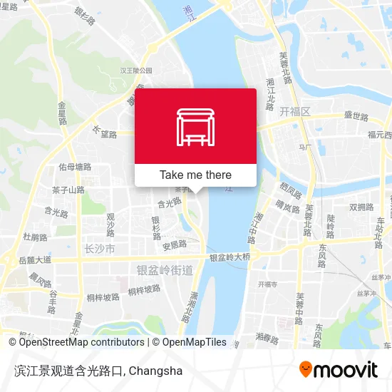 滨江景观道含光路口 map