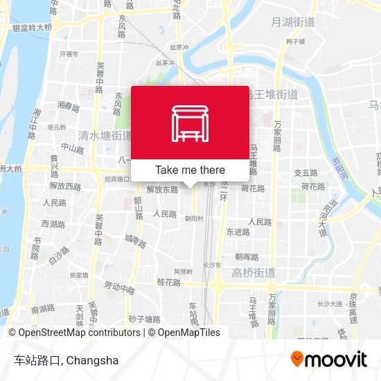 车站路口 map