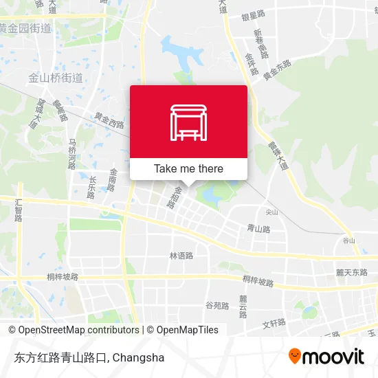 东方红路青山路口 map