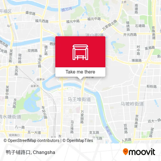 鸭子铺路口 map