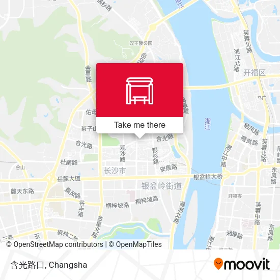 含光路口 map
