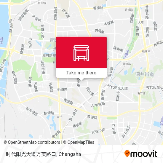 时代阳光大道万芙路口 map