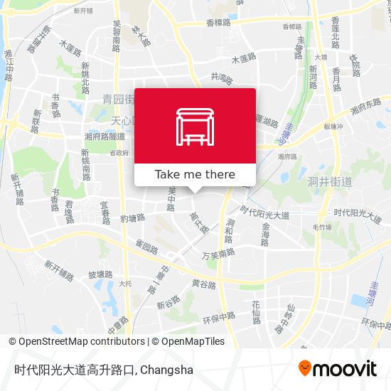 时代阳光大道高升路口 map