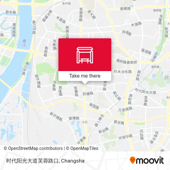 时代阳光大道芙蓉路口 map