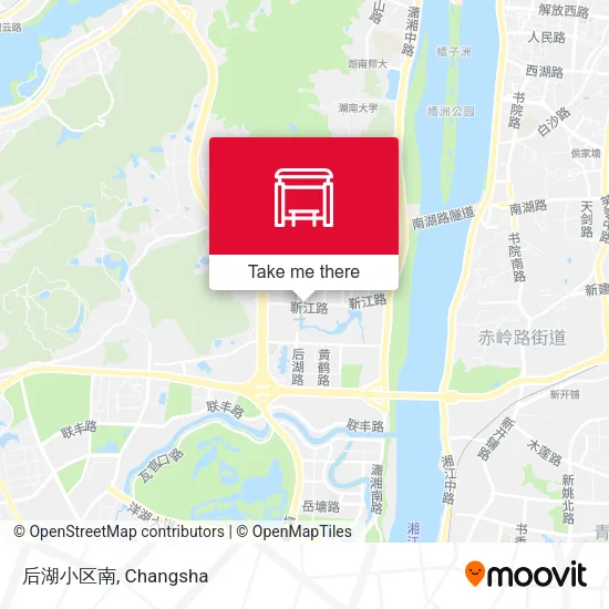后湖小区南 map