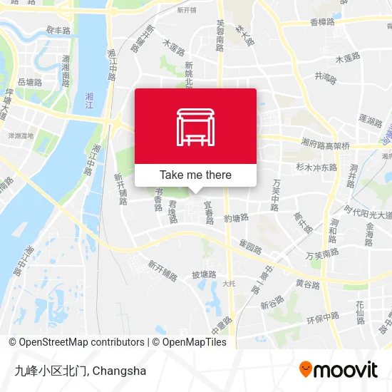 九峰小区北门 map
