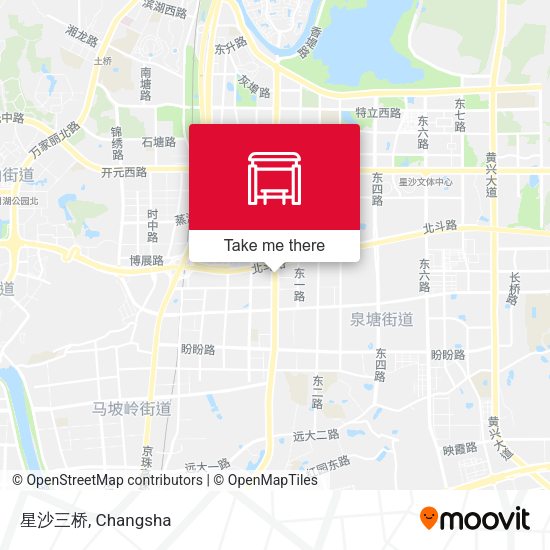 星沙三桥 map