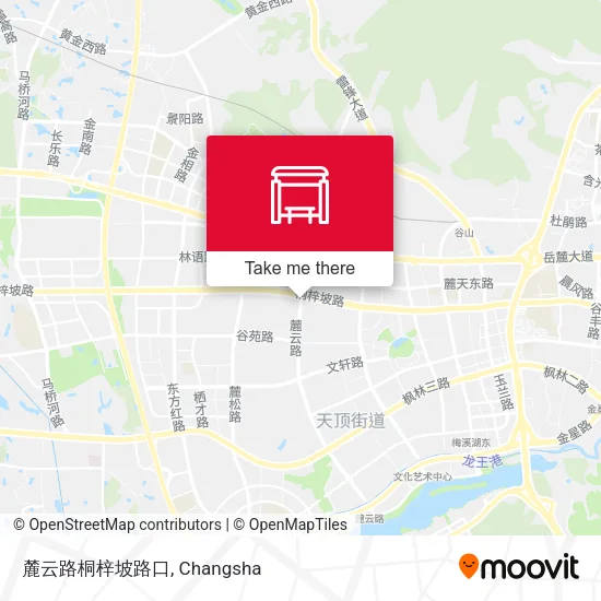 麓云路桐梓坡路口 map