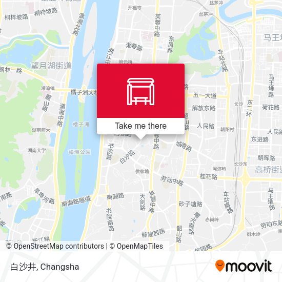 白沙井 map