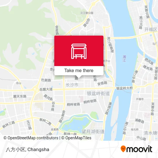 八方小区 map