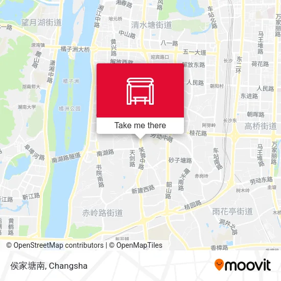 侯家塘南 map