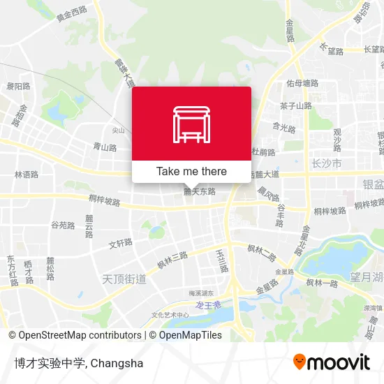 博才实验中学 map