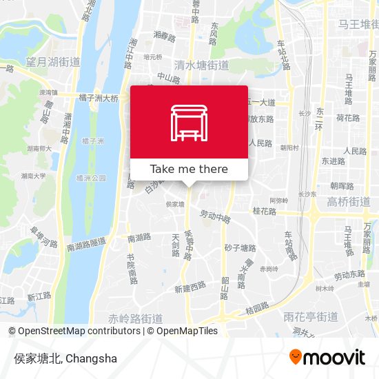 侯家塘北 map