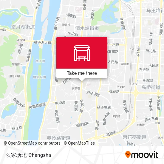 侯家塘北 map